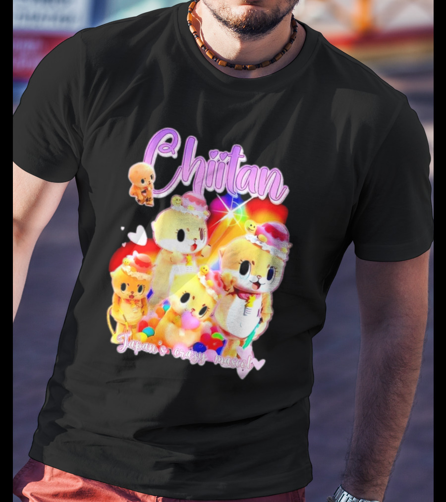Chiitan Japan's Crazy Mascot Hinged Tweets T-Shirt