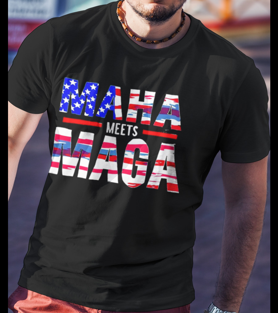 MAHA Meets MAGA US Flag T-Shirt