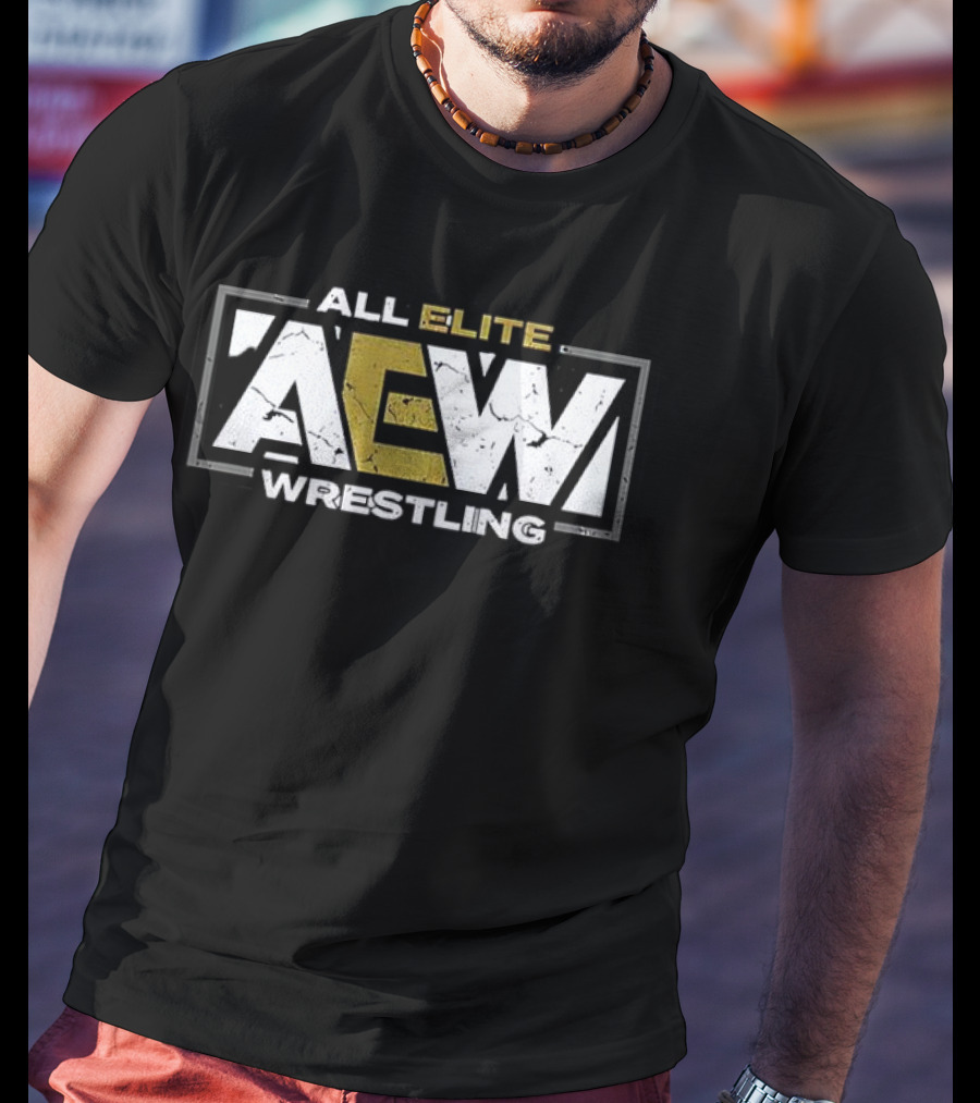 All Elite AEW Wrestling Retro Logo T-Shirt