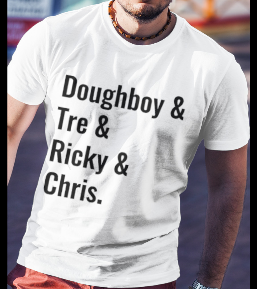 Doughboy Tre Ricky Chris Iconic Names T-Shirt