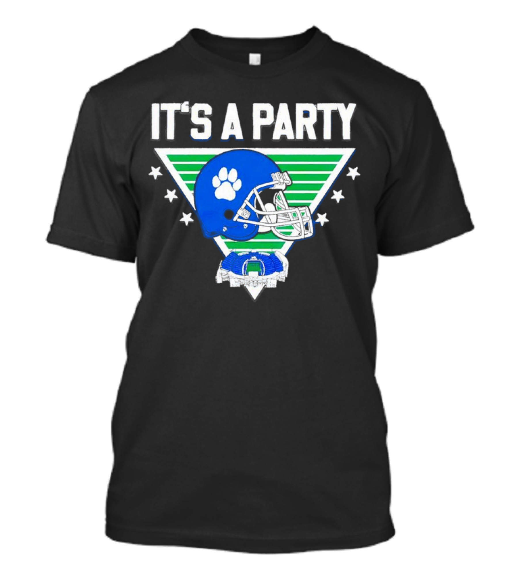 It's A Party Helmet Stadium Kentucky Wildcats T-Shirt