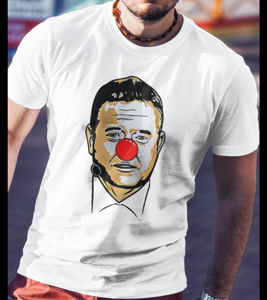 Nolesunis Clown Kirk Is A Jerk Red Nose T-Shirt