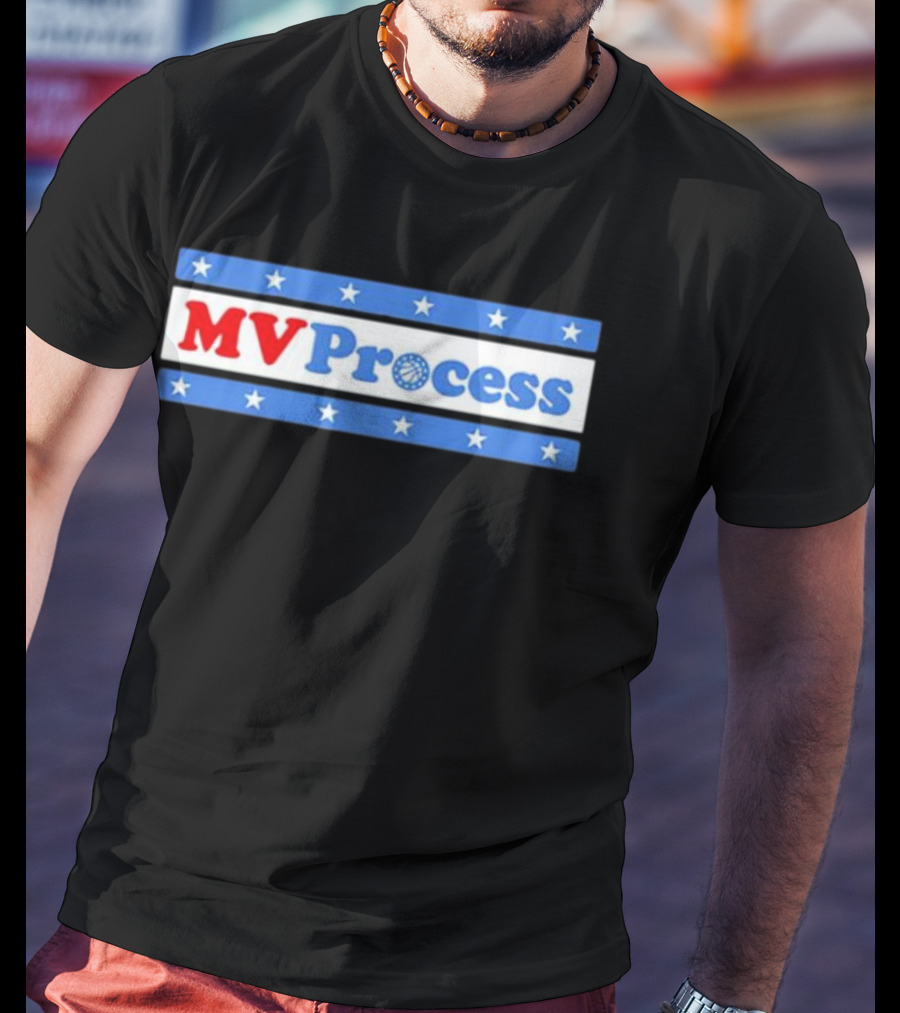 Philadelphia Basketball MVProcess Stars And Hoops T-Shirt