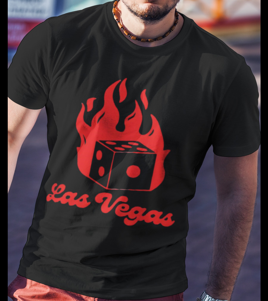 Las Vegas Dice On Fire T-Shirt