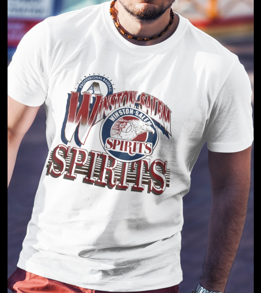 Winston Salem Spirits Professional Baseball Vintage Retro Emblem T-Shirt