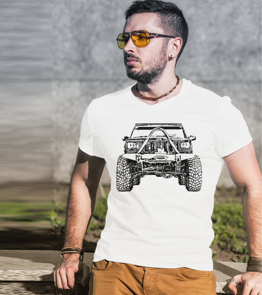 Cherokee XJ 2nd Gen Off Road Rally Dakar Jeep Adventure T-Shirt
