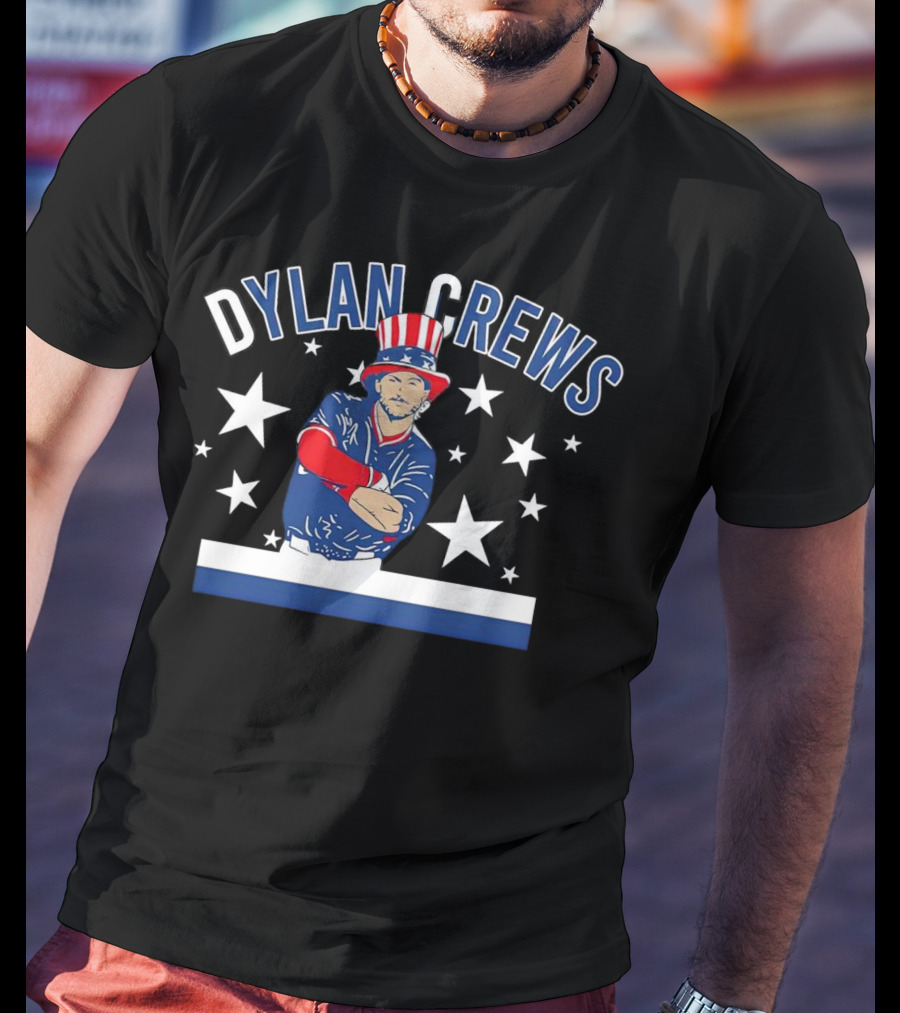 Dylan Crews Uncle Slam Washington Nationals Stars Patriotic Baseball T-Shirt