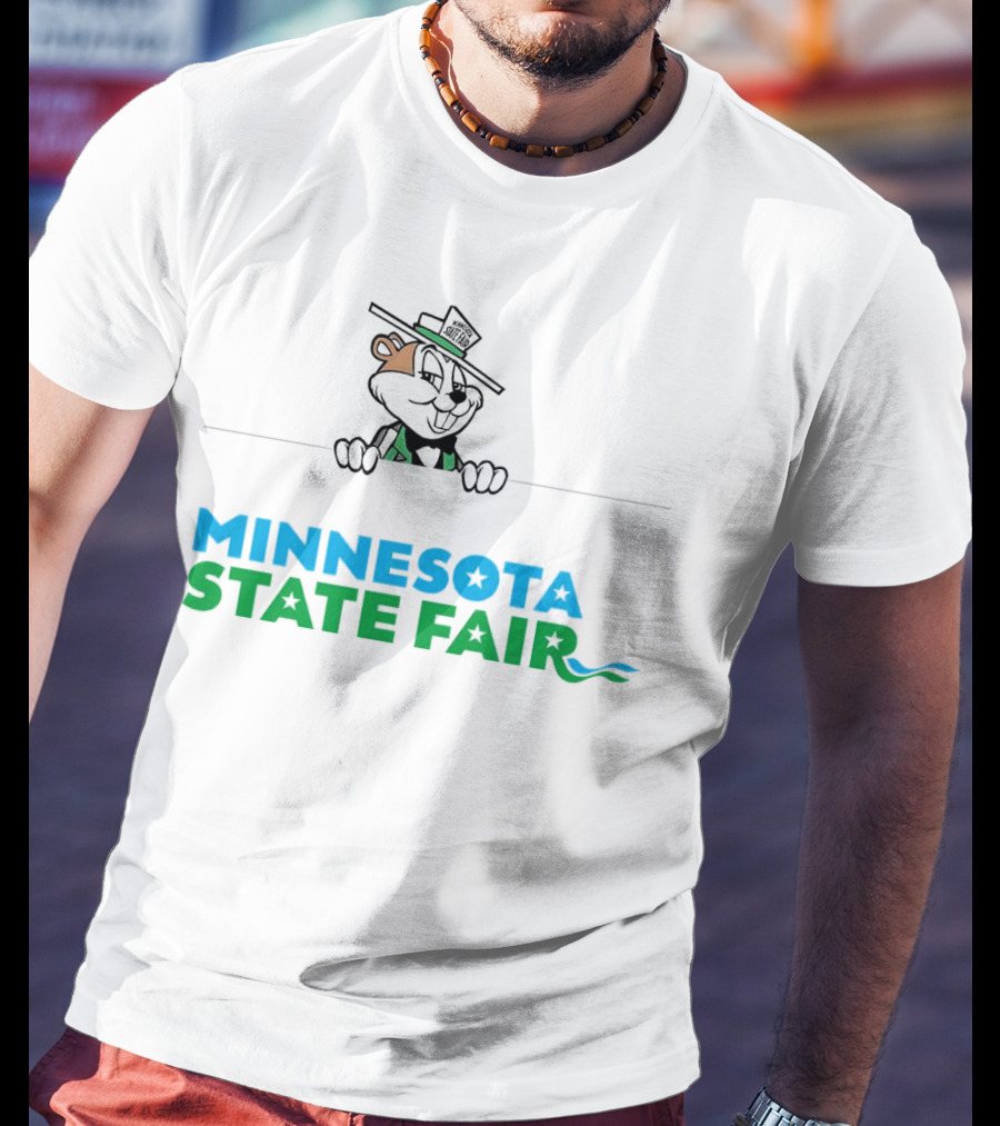 MINNESOTA STATE FAIR Gopher With Hat T-Shirt