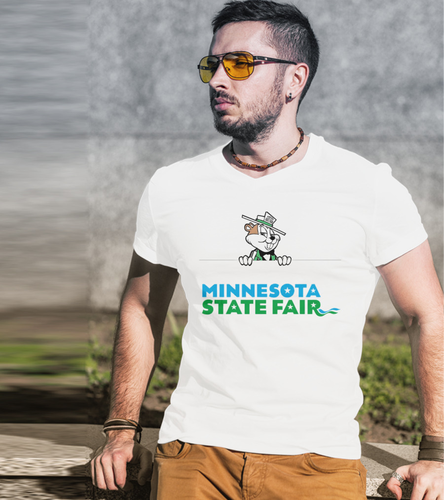 MINNESOTA STATE FAIR Gopher With Hat T-Shirt