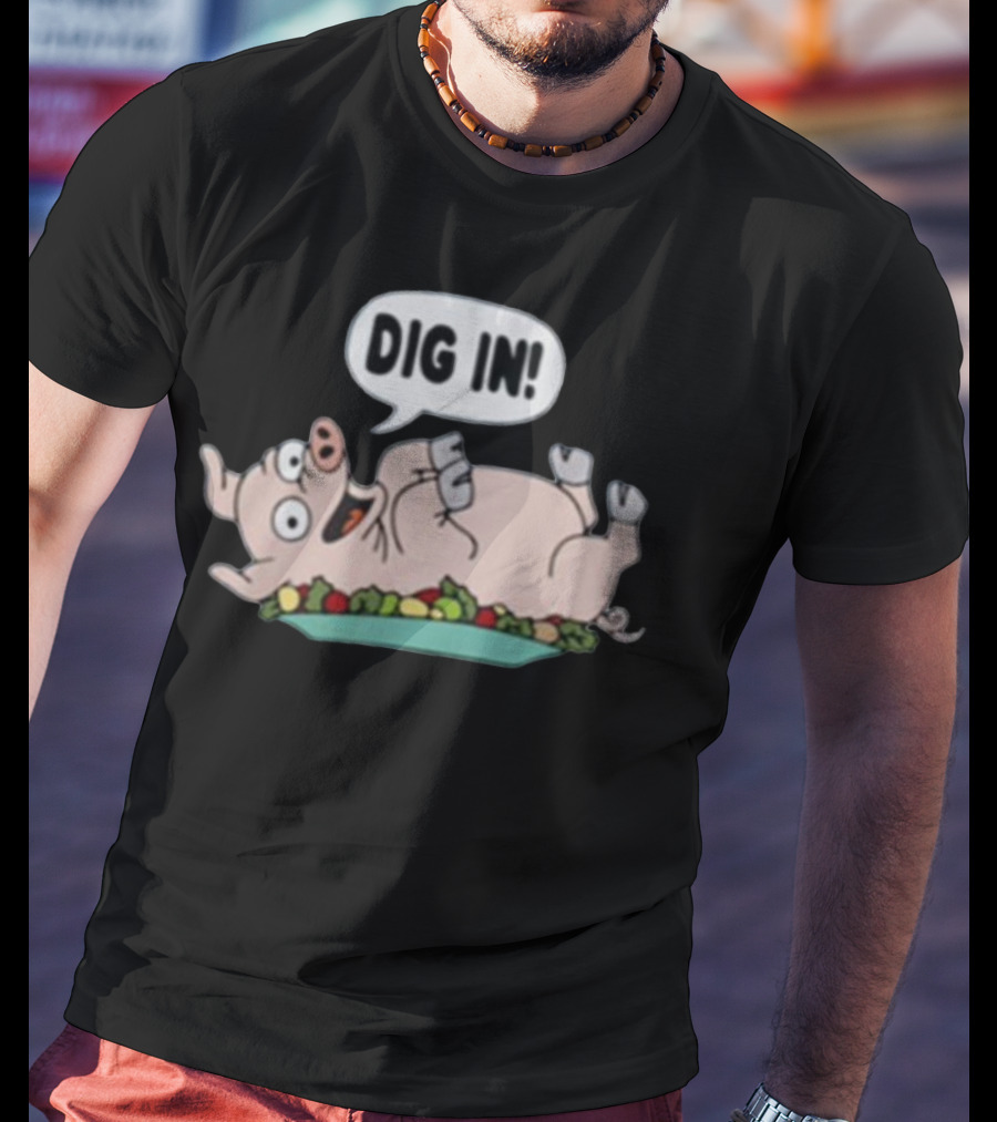 Homer The Simpsons Spider Pig Dig In T-Shirt