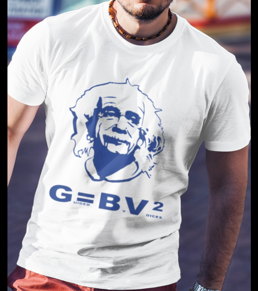 Guided By Voices Albert Einstein G=BV² Blue T-Shirt