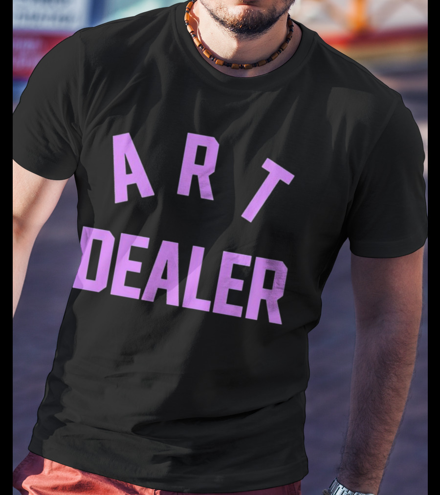 ART DEALER Classic Bold Typography T-Shirt
