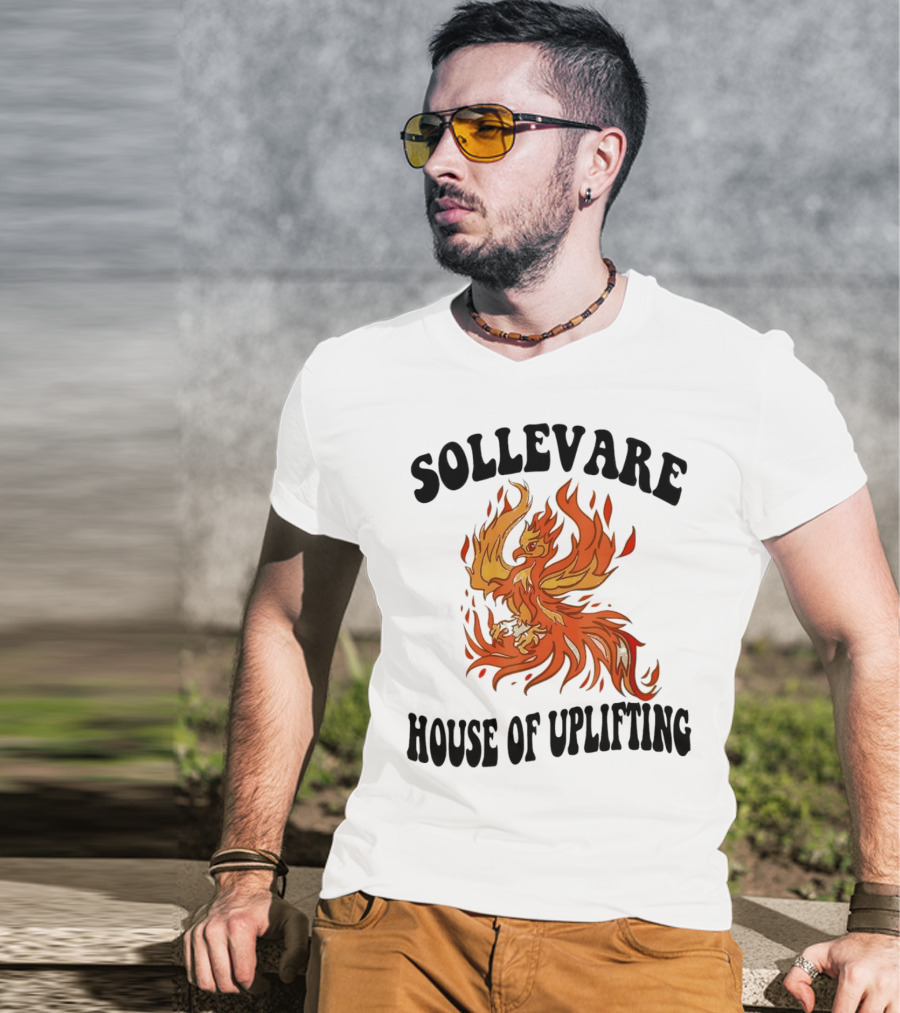 Sollevare House Of Uplifting Phoenix Flame T-Shirt