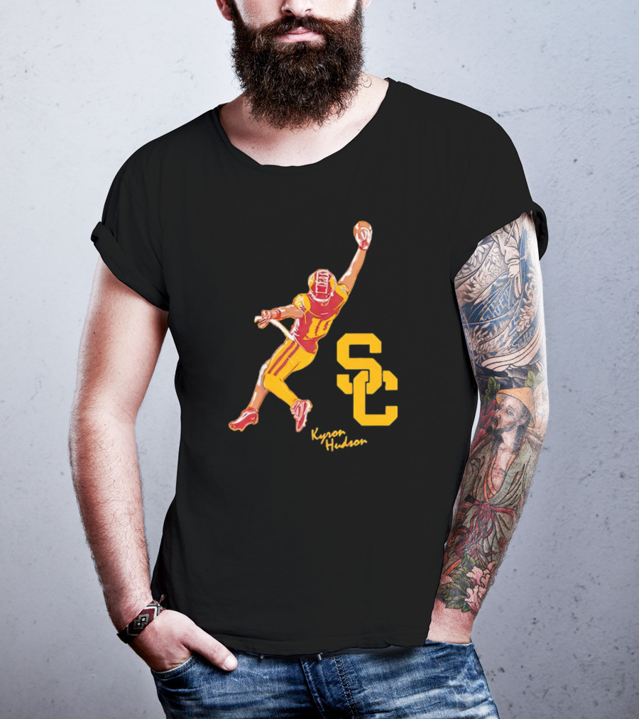 Kyron Hudson USC Trojans Football Catch T-Shirt