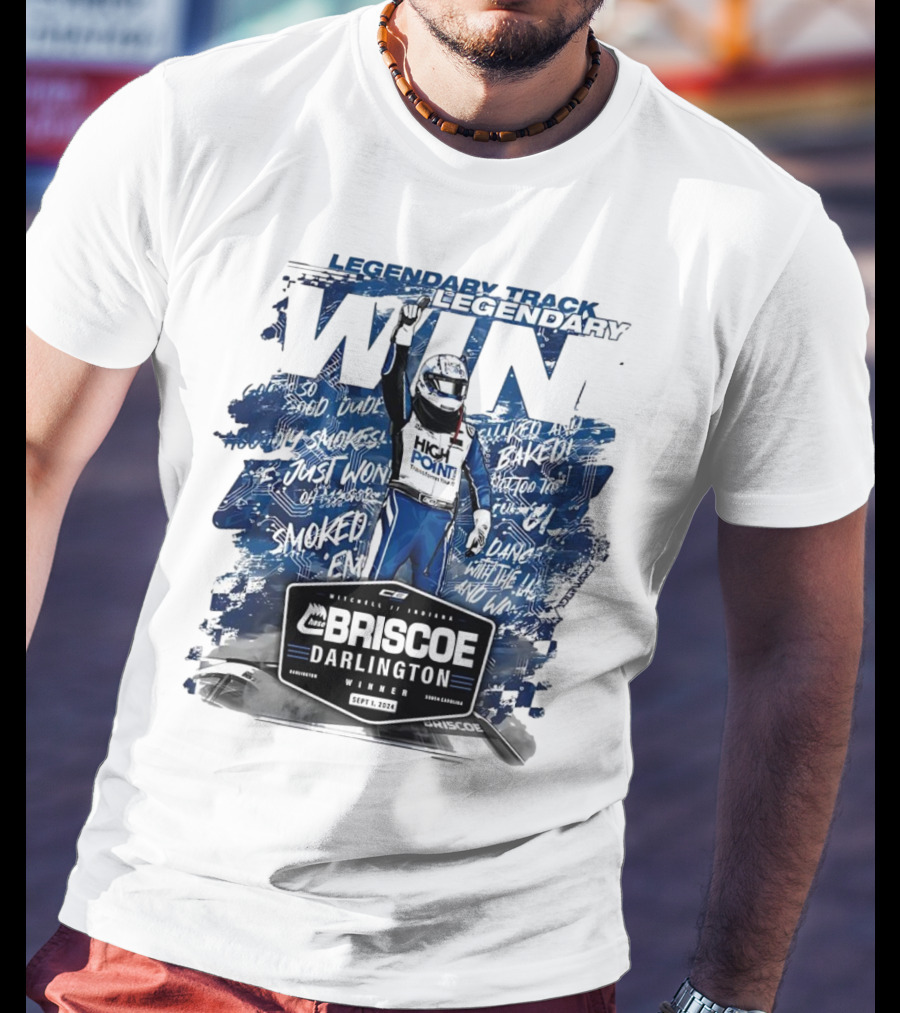 Legendary Track Legendary Win Briscoe Darlington Winner High Point Racing Victory Motorsports T-Shirt