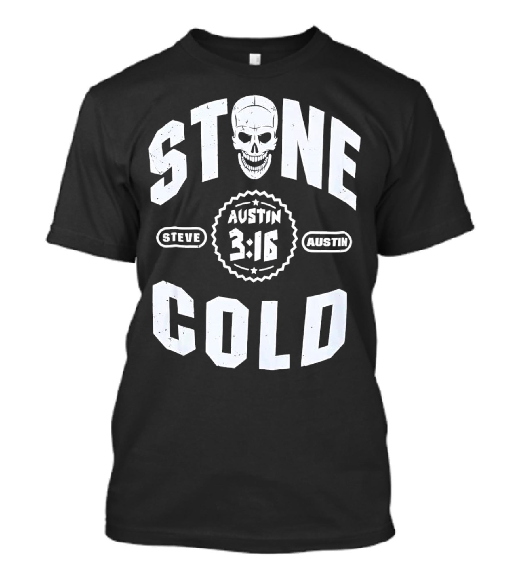 Steve Austin 3:16 Skull Stone Cold WWE T-Shirt
