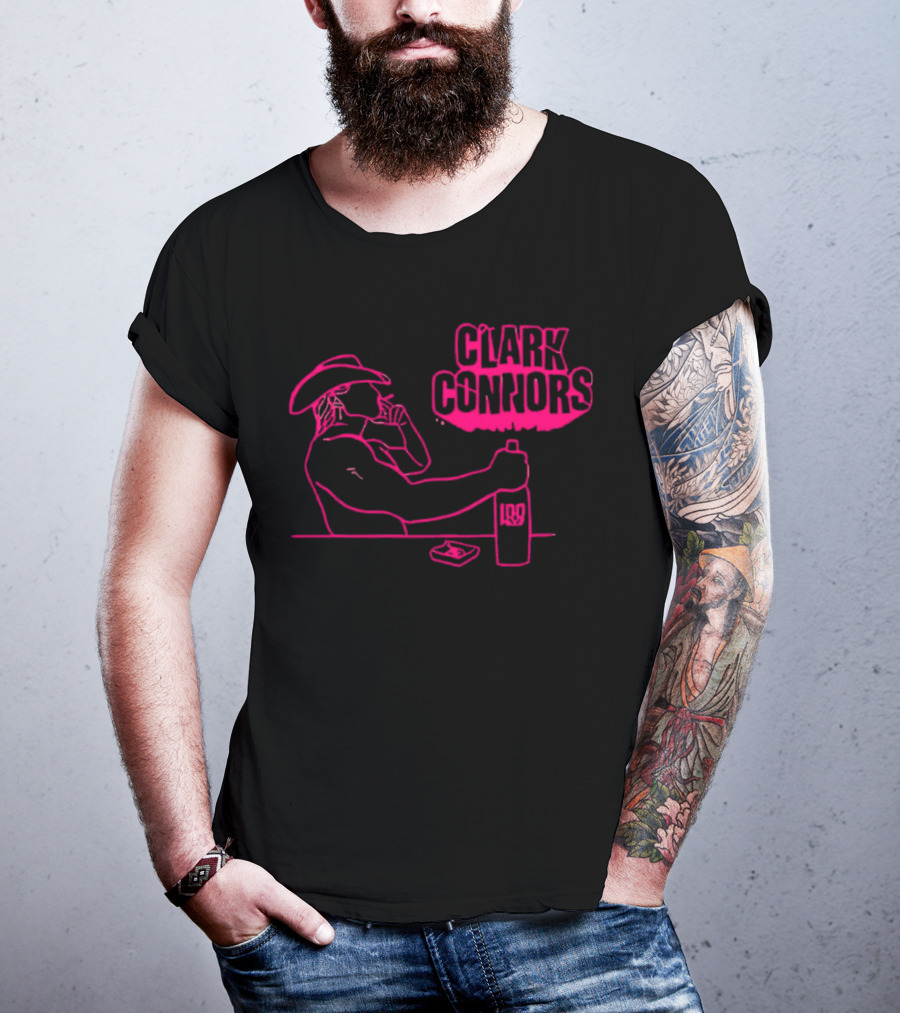 Clark Connors Neon Cowboy Smoking LQD T-Shirt