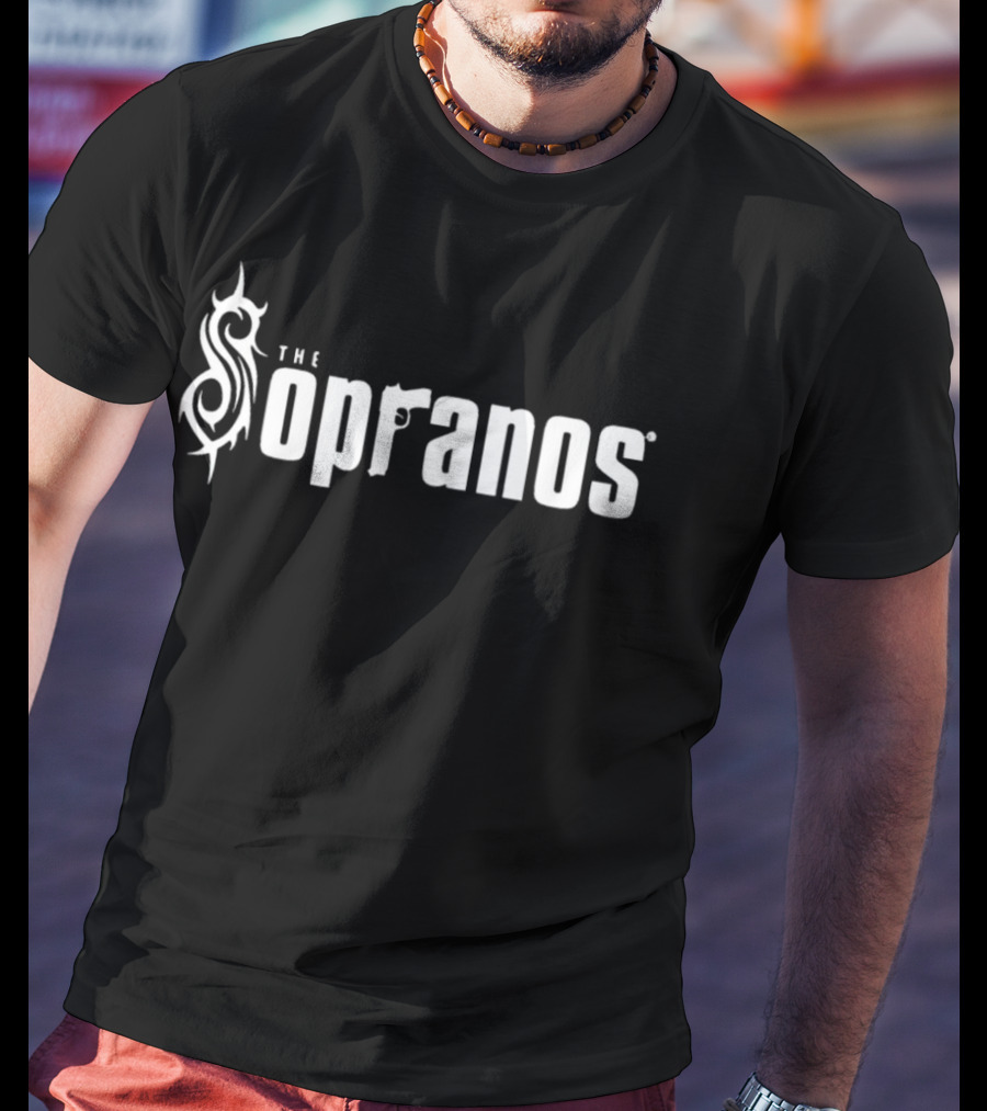 The Sopranos Slipknot Logo Mashup T-Shirt
