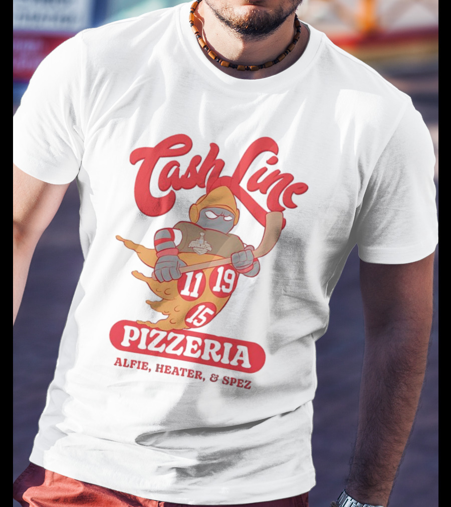 Cash Line Pizzeria Alfie Heater Spez Ottawa Senators T-Shirt