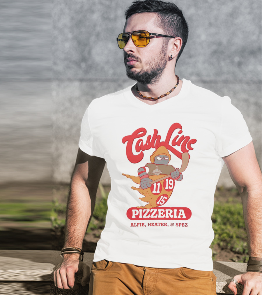 Cash Line Pizzeria Alfie Heater Spez Ottawa Senators T-Shirt