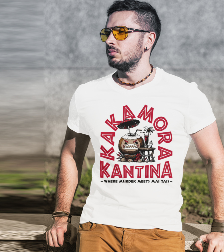 Kakamora Kantina - Where Murder Meets Mai Tais Polynesian Mischief T-Shirt