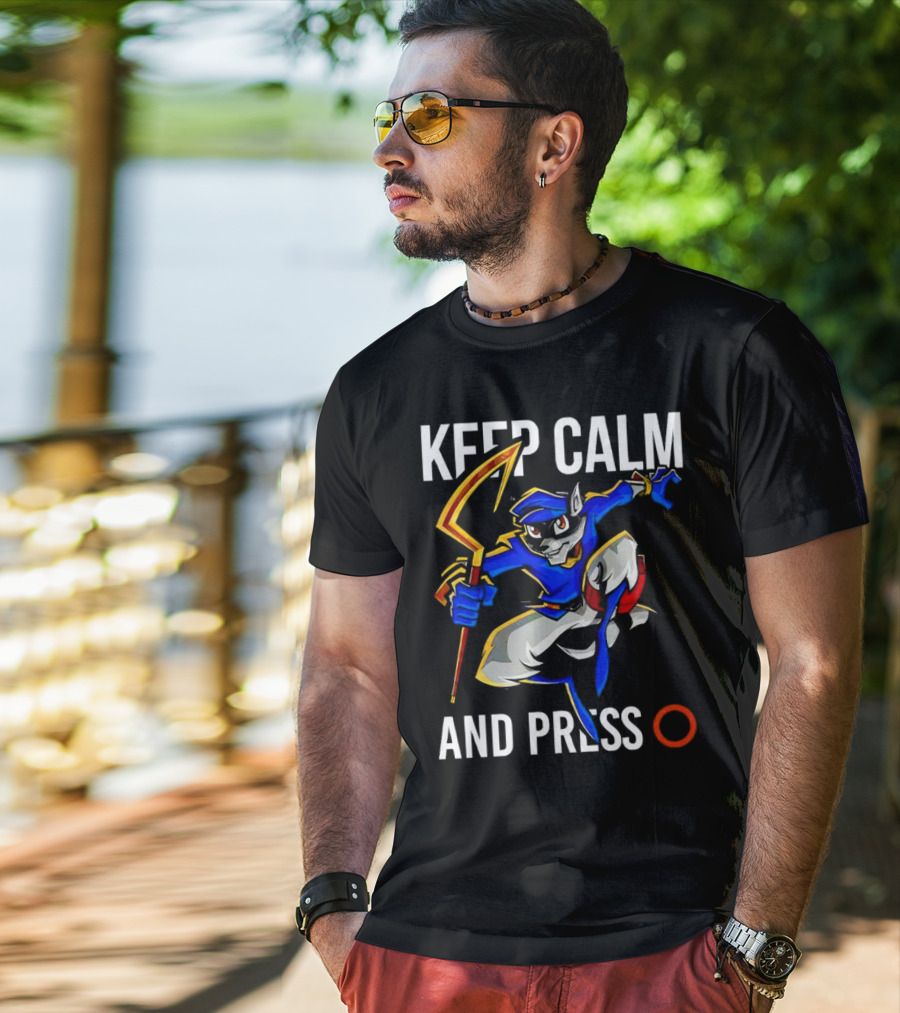 Keep Calm And Press O Sly Cooper T-Shirt