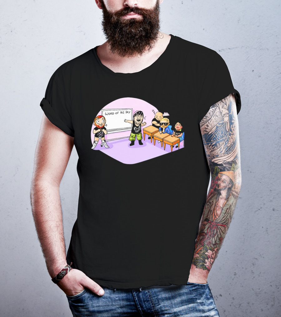 Word Of The Day Classroom With Professor Briscoe Vocab Lessons T-Shirt