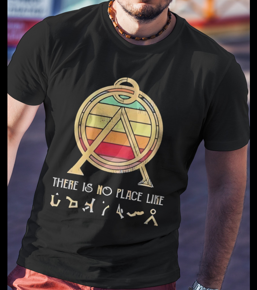 There Is No Place Like Vintage Stargate Inspired Retro Emblem T-Shirt
