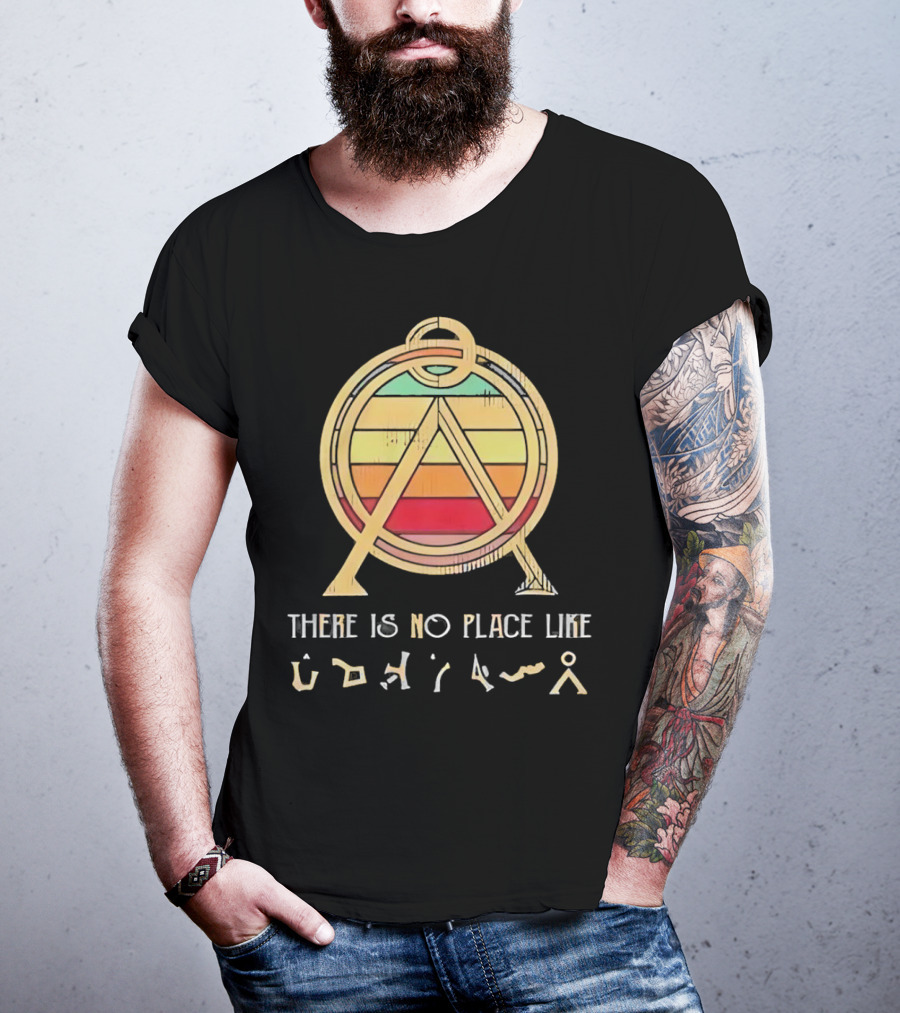 There Is No Place Like Vintage Stargate Inspired Retro Emblem T-Shirt