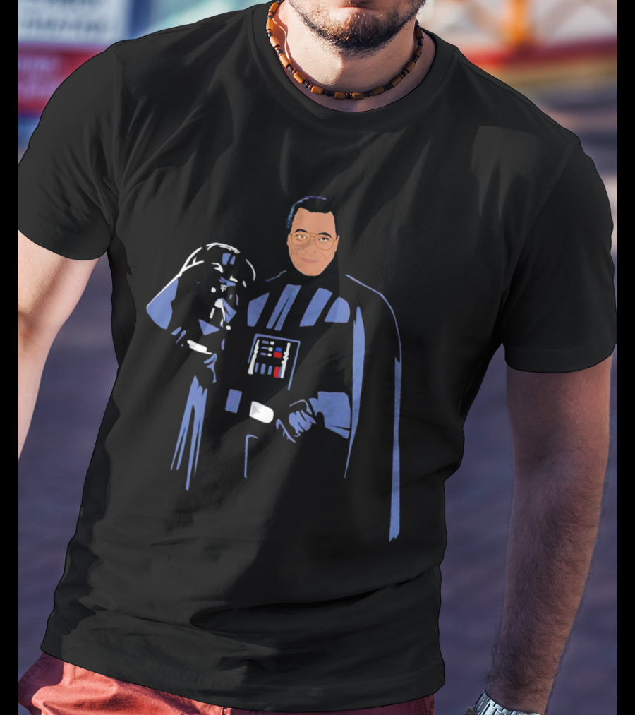James Earl Jones As Darth Vader Holding Helmet T-Shirt