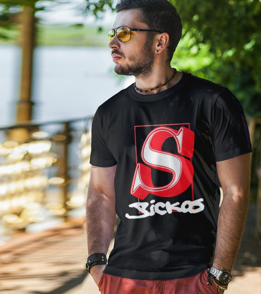 Sickos Serif Red S T-Shirt