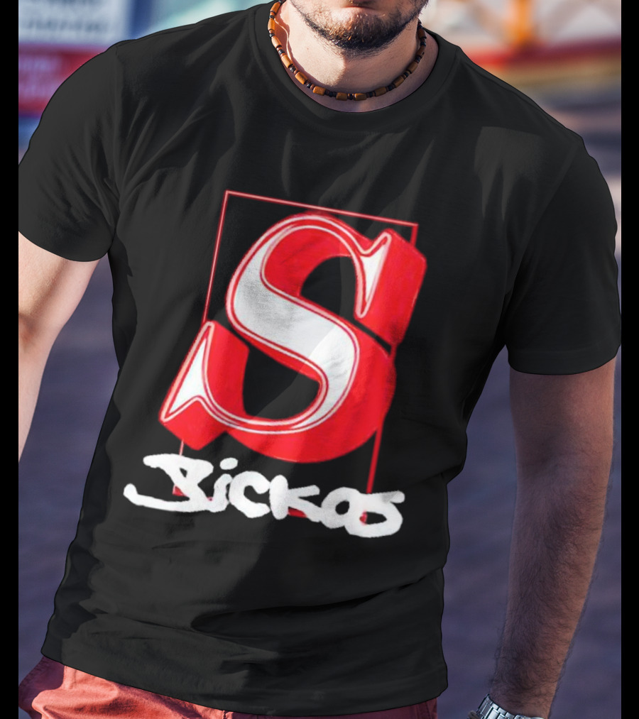 Sickos Serif Red S T-Shirt