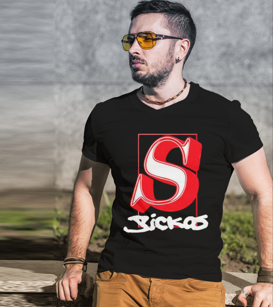Sickos Serif Red S T-Shirt