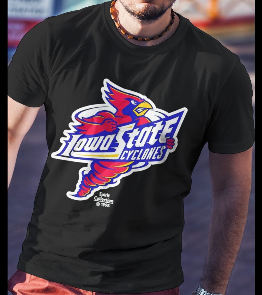 Tornado Cy Iowa State Cyclones Spirit Collection 1995 T-Shirt