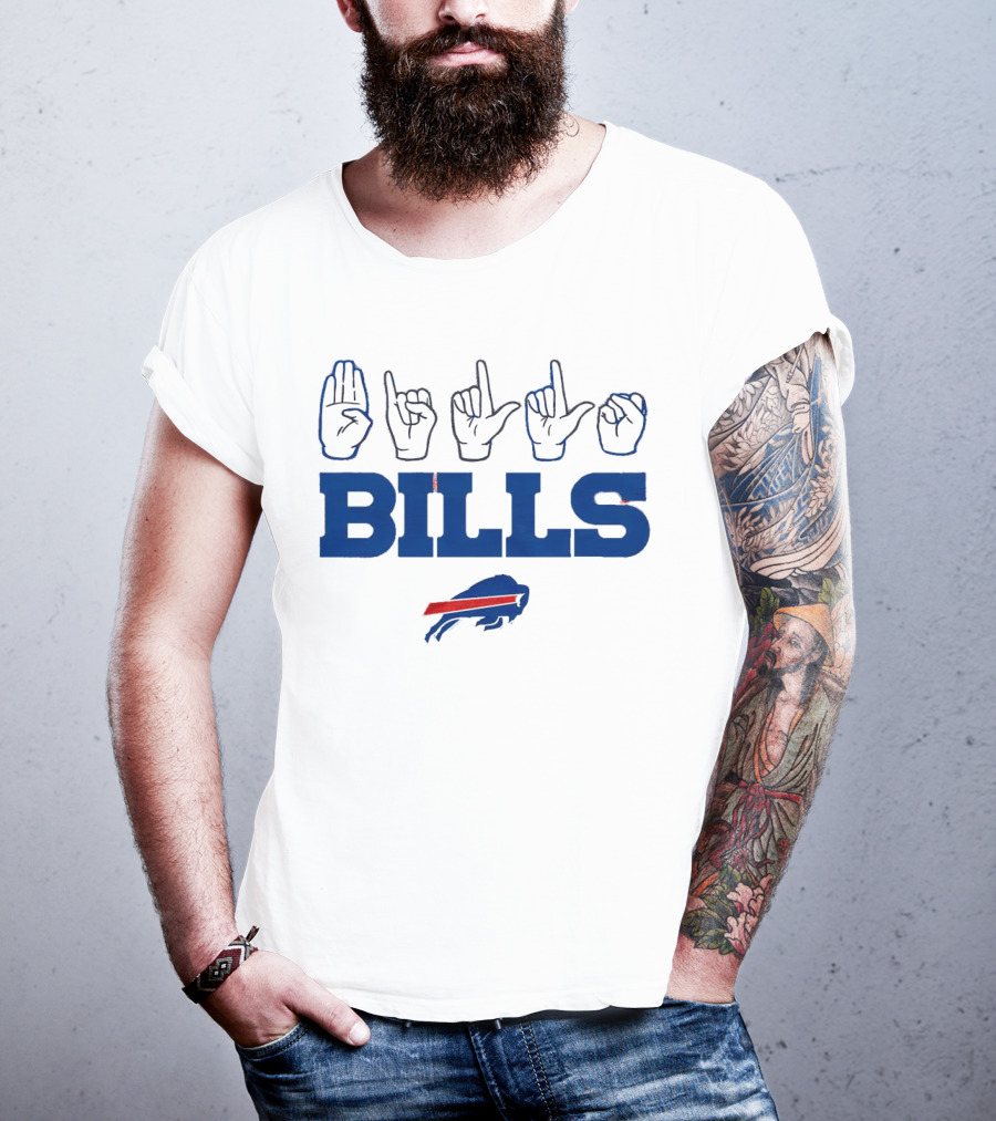 Love Bills ASL Buffalo Bills T-Shirt