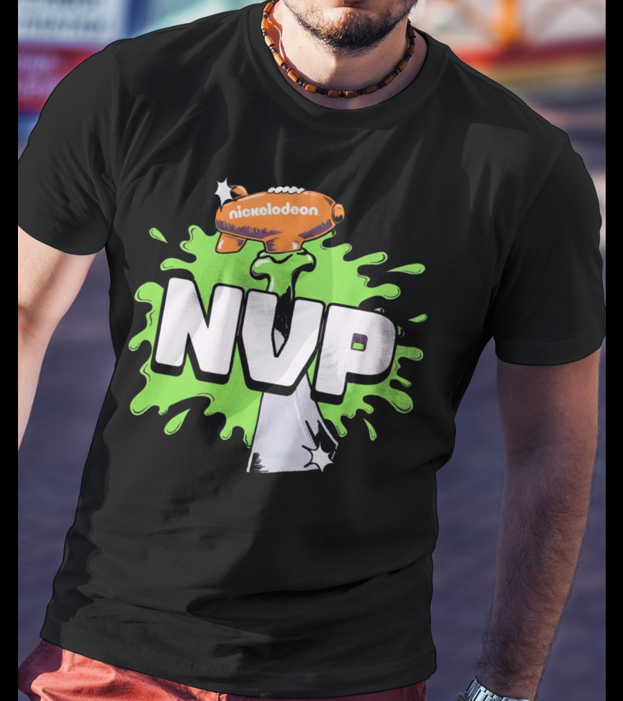 Nickelodeon NVP Blimp Green Slime Splat T-Shirt