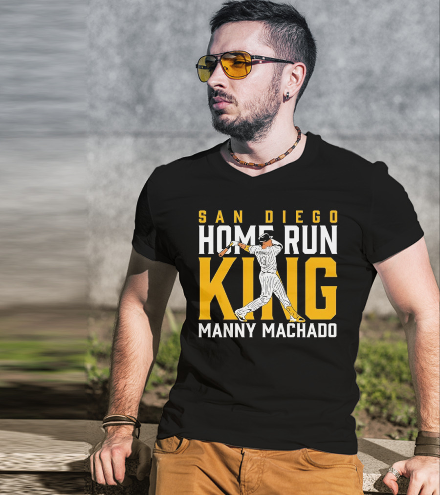 Manny Machado San Diego Home Run King Baseball Legend T-Shirt