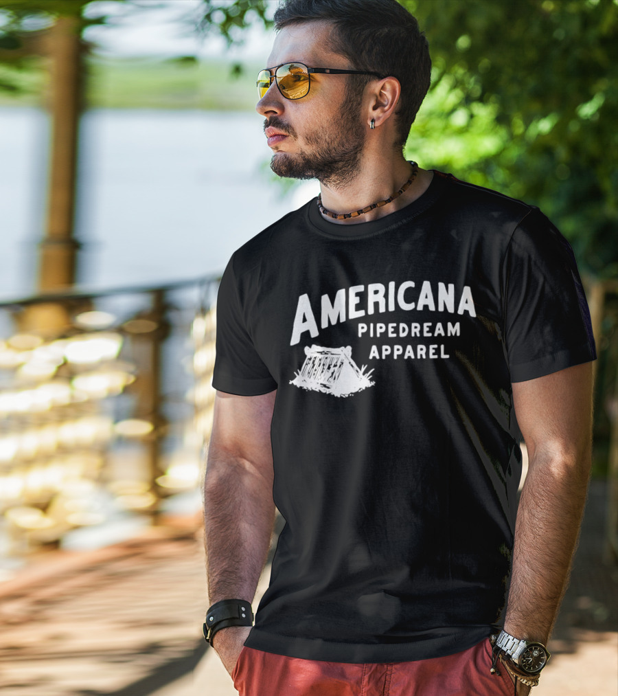 Americana Pipedream Apparel Camping Tent T-Shirt