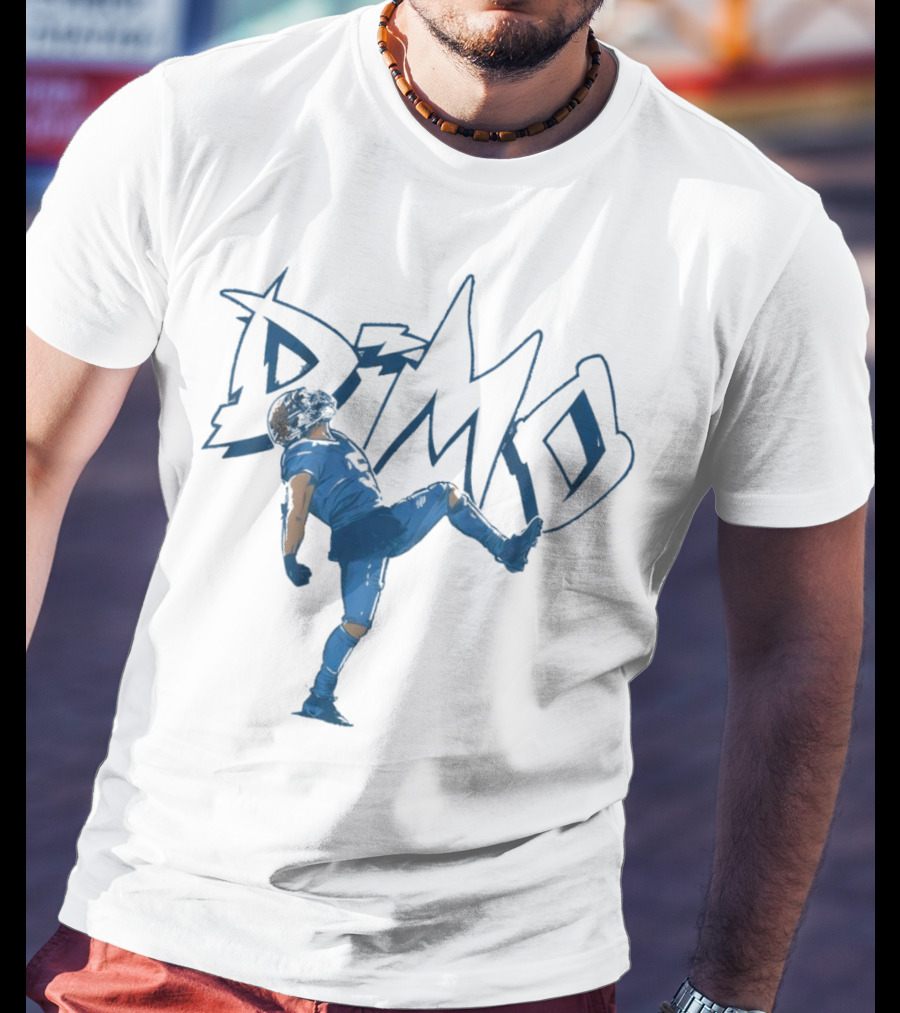 David Montgomery D-MO Football Celebration Sports T-Shirt