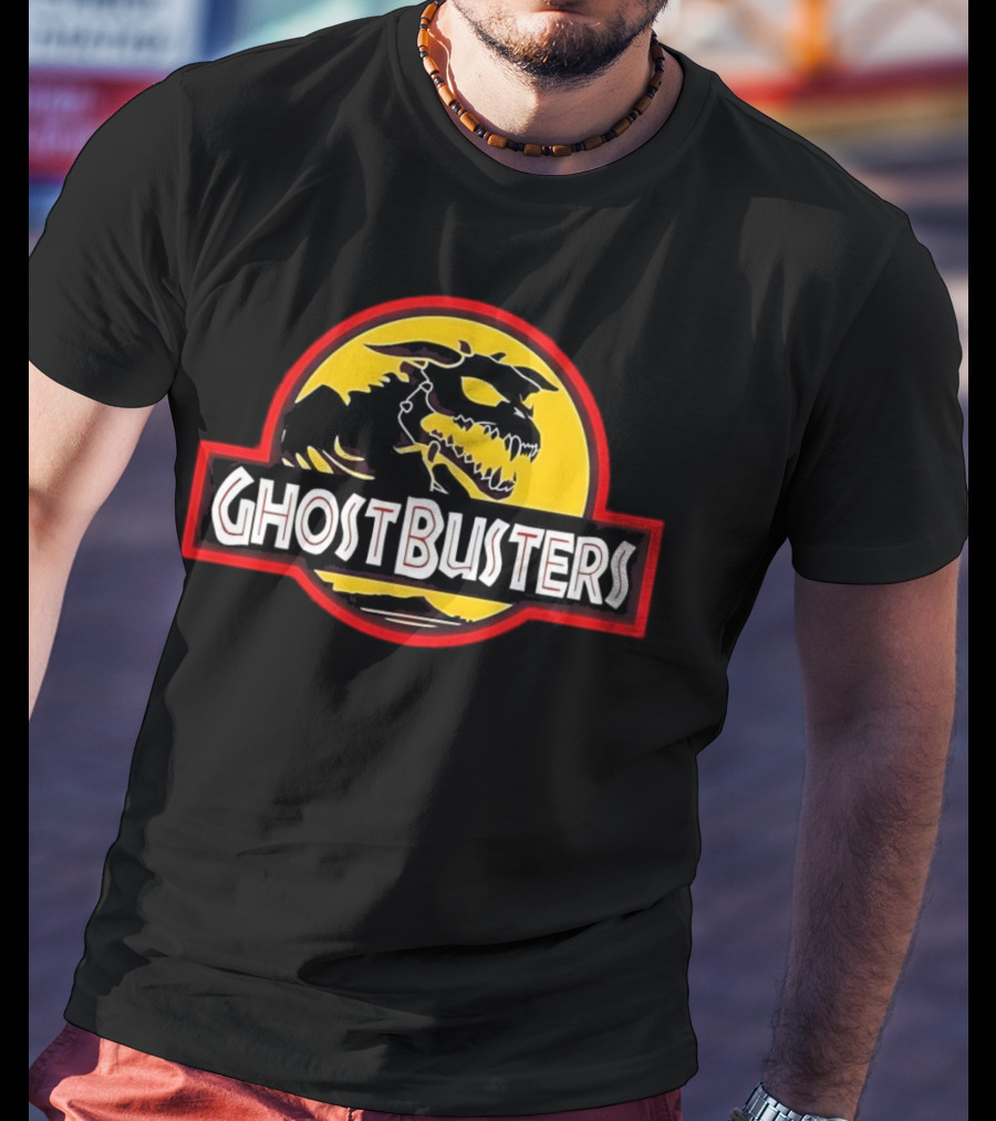Ghost Busters Dinosaur Logo Jurassic Park T-Shirt