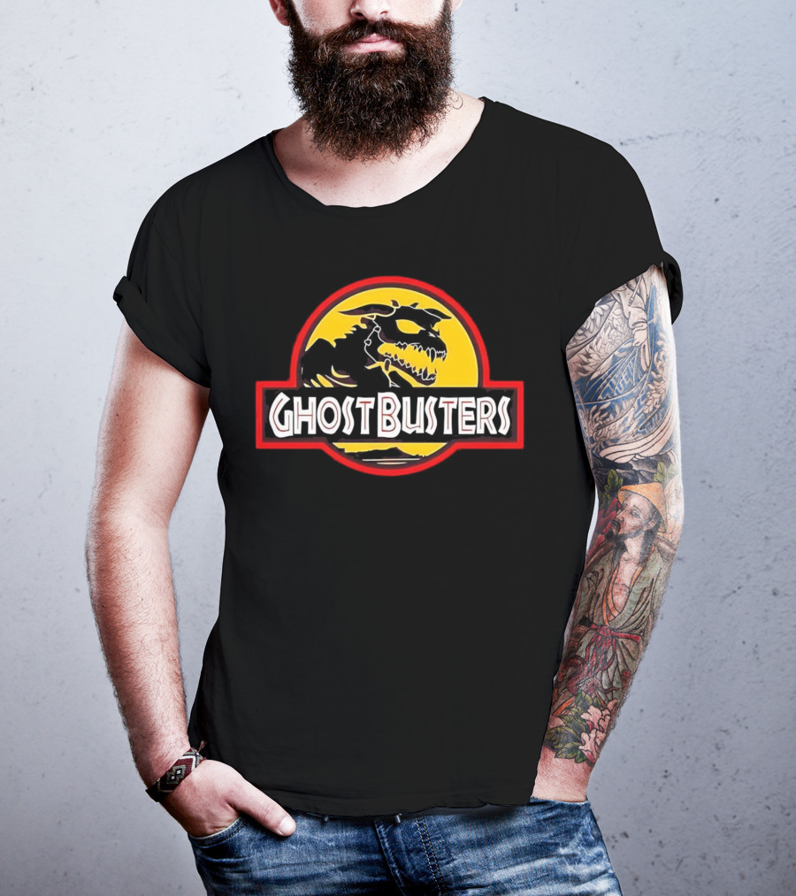 Ghost Busters Dinosaur Logo Jurassic Park T-Shirt