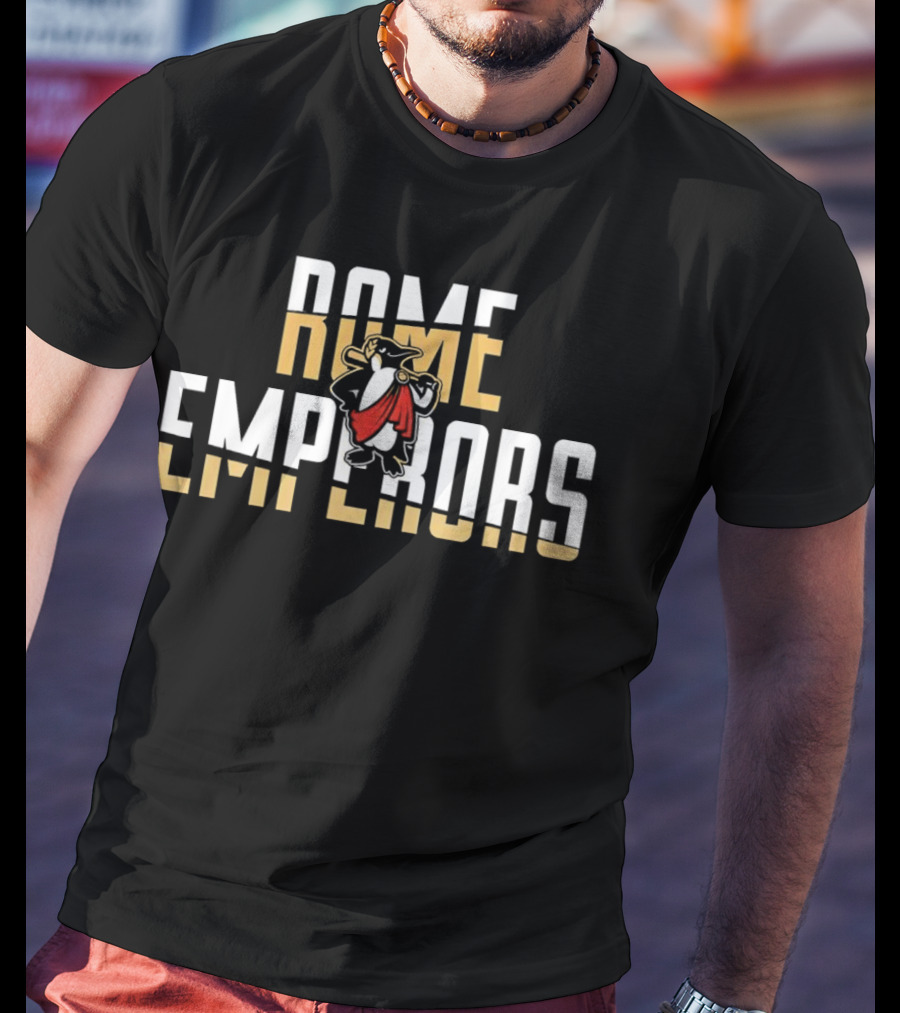 Rome Emperors Baseball Mascot T-Shirt