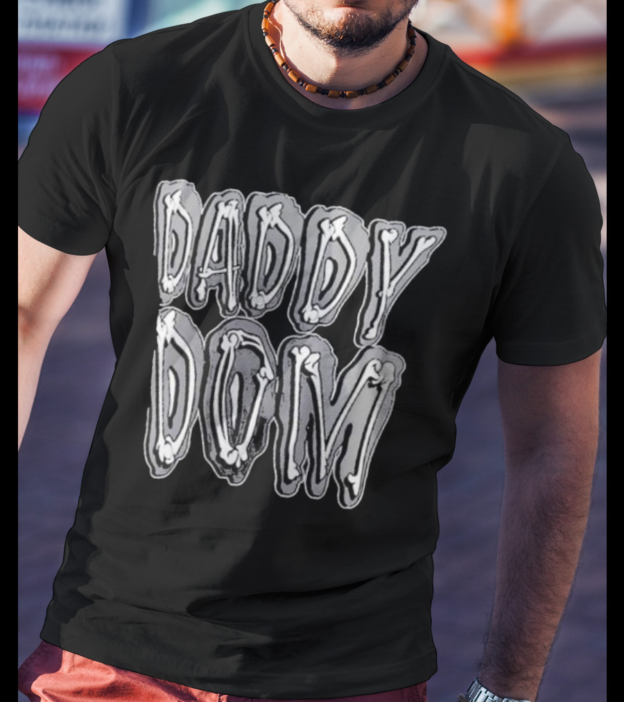 Daddy Dom Bone Lettering WWE T-Shirt