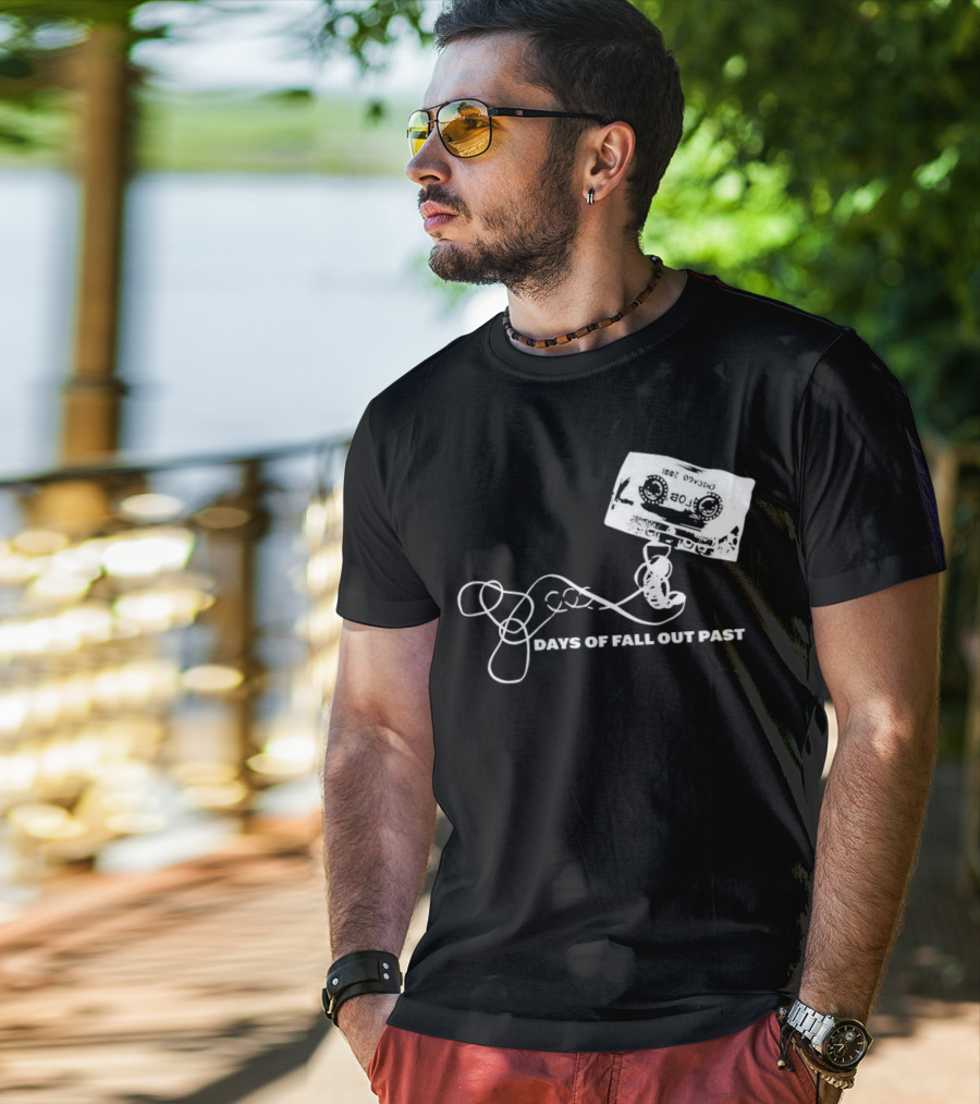 Days Of Fall Out Past Cassette Tape T-Shirt