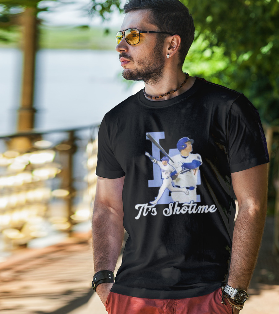 It's Shotime LA Shohei Ohtani Los Angeles Dodgers Baseball Player T-Shirt