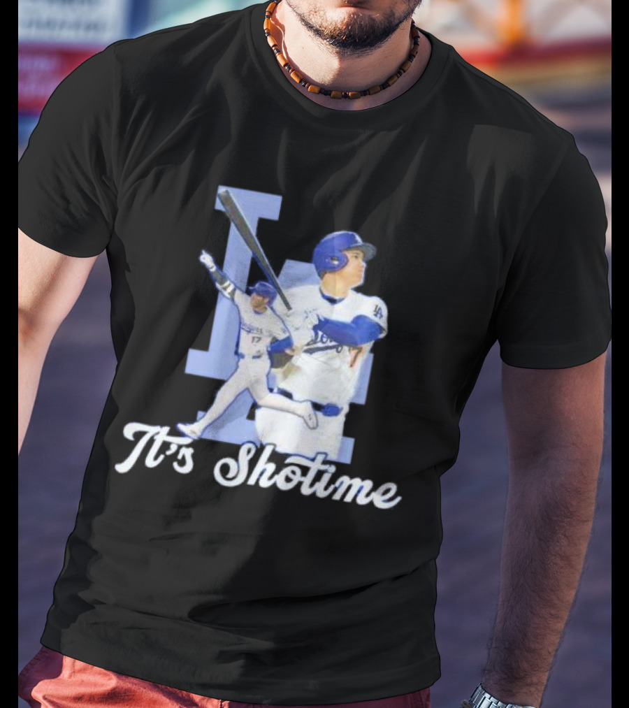 It's Shotime LA Shohei Ohtani Los Angeles Dodgers Baseball Player T-Shirt