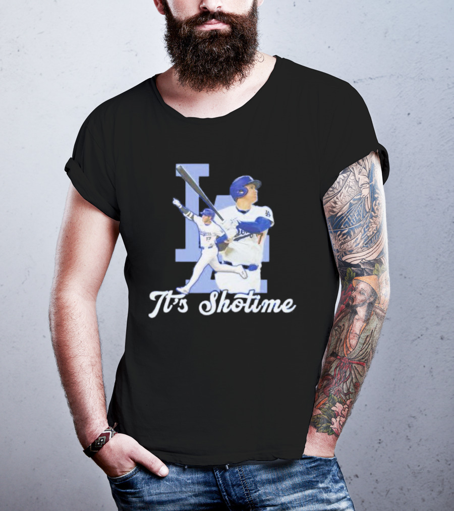 It's Shotime LA Shohei Ohtani Los Angeles Dodgers Baseball Player T-Shirt