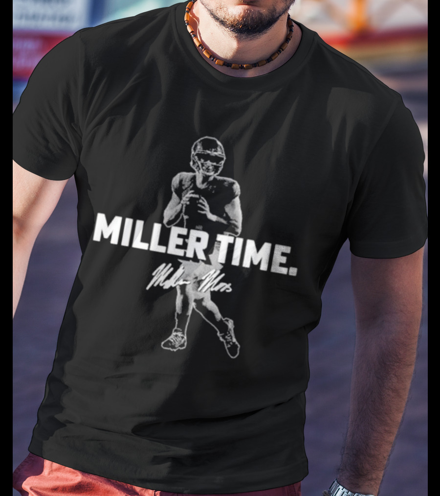 Miller Time Miller Moss USC Trojans Signature Football Hero T-Shirt