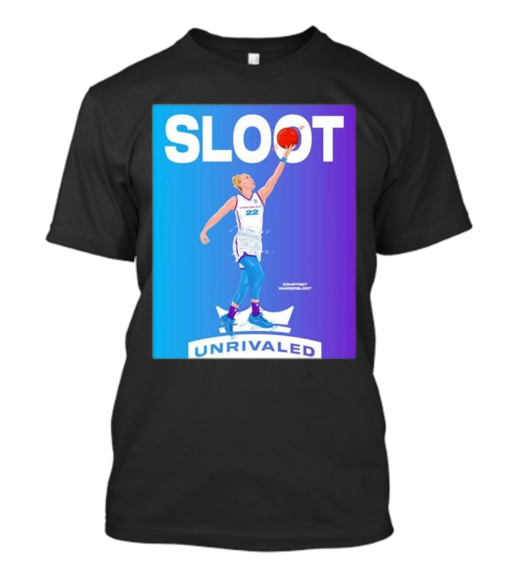 Sloot Unrivaled Courtney Vandersloot New York Liberty T-Shirt