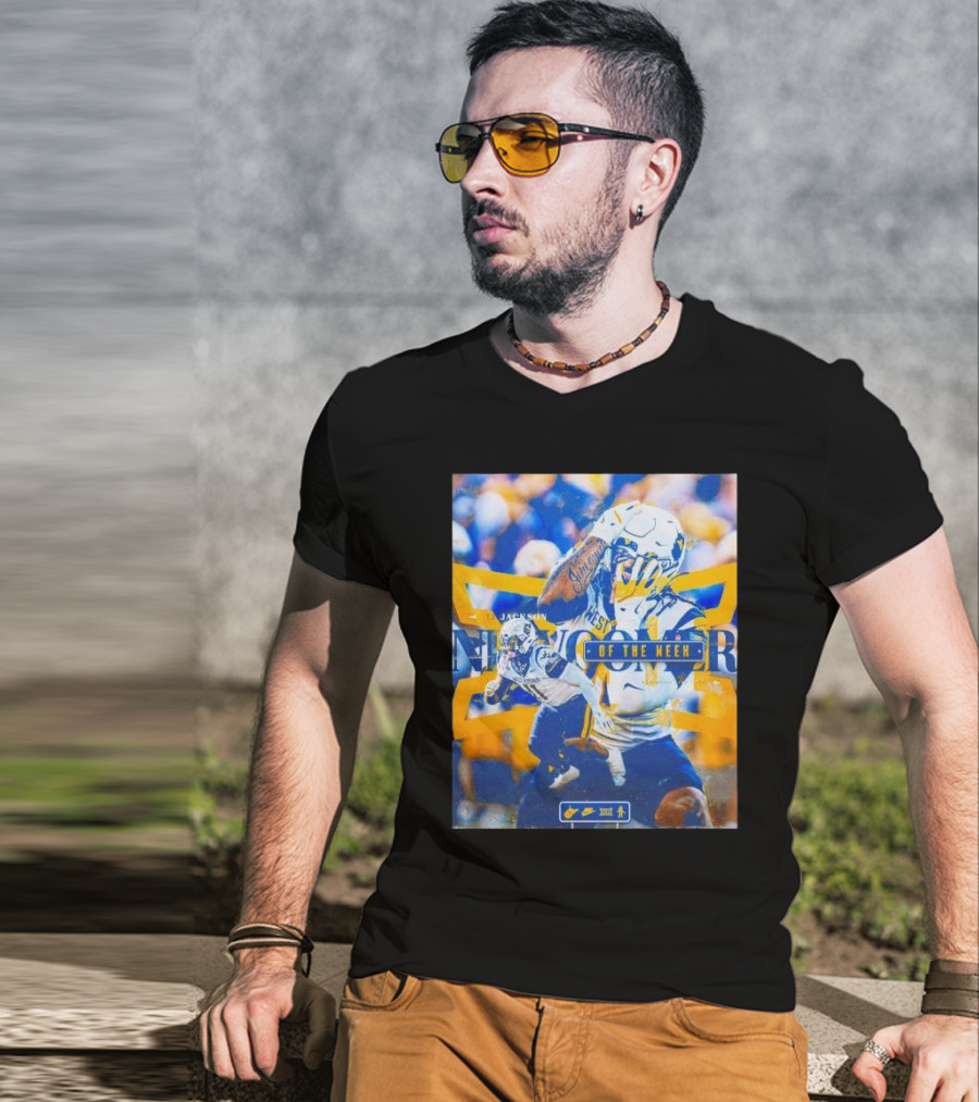 West Virginia Mountaineers TJ Jackson Player Of The Week T-Shirt